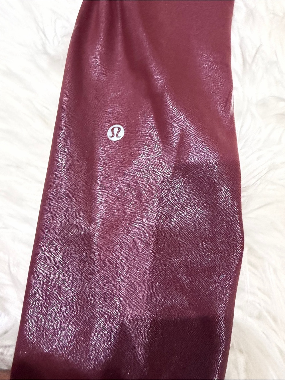 Lululemon Wunder Train High-Rise Leggings Women Size 6 25" Red Merlot - Picture 5 of 7
